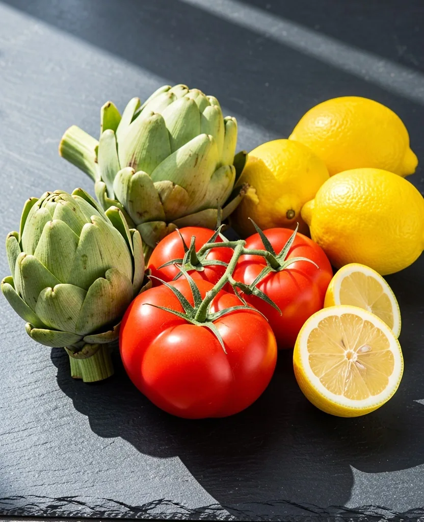 Diversidad de vegetales frescos